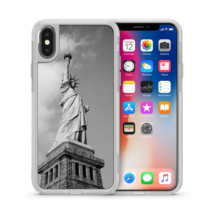 UTGATT5 - Fashion mobilskal till Apple iPhone X - Frihetsgudinnan