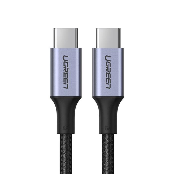Ugreen - Ugreen USB-C till USB-C kabel 100W 1m - Grå