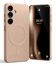 Mercury - Mercury Galaxy S25 Mobilskal MagSafe Semi-Silikon - Rosa Sand