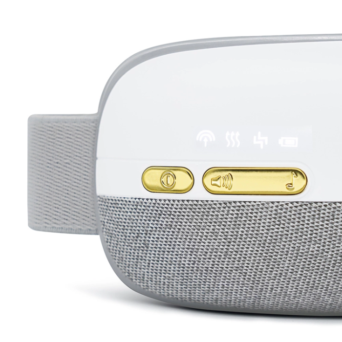 SKG - SKG E3-EN Ögonmassager med Kompress Och Musik - Vit