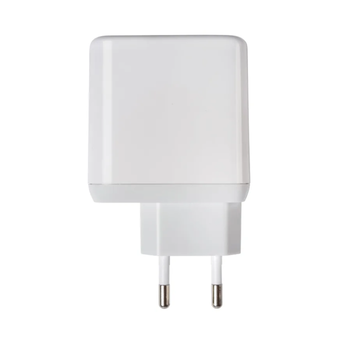 UTGATT1 - Vivanco GaN Snabb Hemladdare USB-A till USB-C 65W USB-C Kabel - Vit