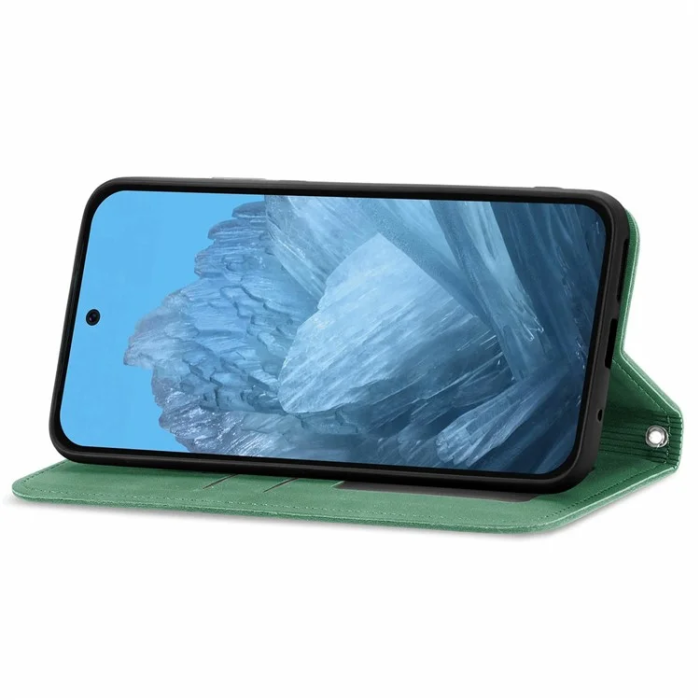 A-One Brand - Google Pixel 10/10 Pro Plånboksfodral Magnetic Absorption - Grön