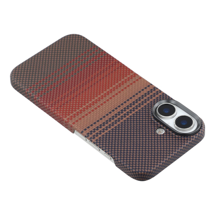 A-One Brand - iPhone 17 Mobilskal MagSafe Aramid Fiber Gradient - Gul