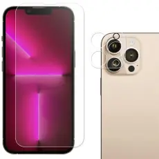 OEM - [2-PACK] iPhone 14 Pro Max Kameralinsskydd i Härdat glas Clear