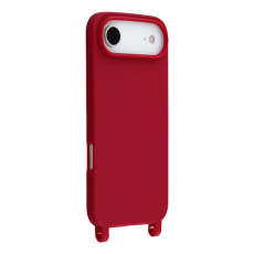 A-One Brand - iPhone 17 Air Mobilskal TPU med Hål för Rem - Mörkröd