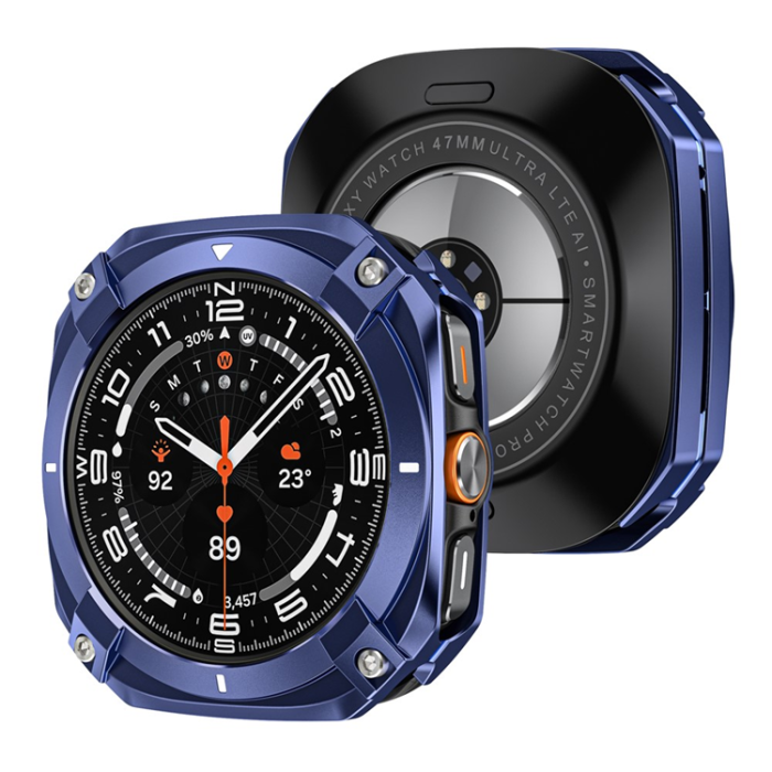 A-One Brand - Samsung Galaxy Watch Ultra (47mm) Skal Cyber Style - Blå/Vit