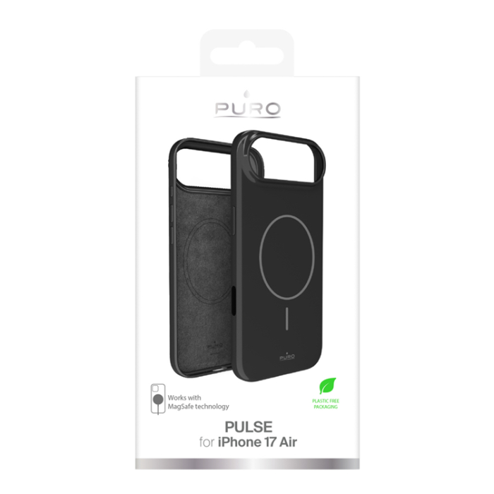 Puro - Puro iPhone Air Mobilskal Magsafe Polycarbonate Pulse - Svart