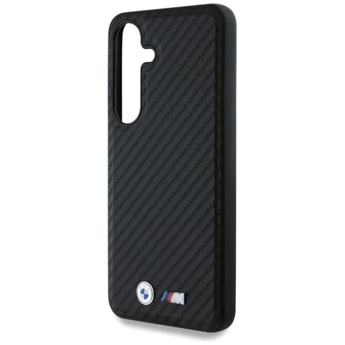 BMW - BMW Galaxy S25 Plus Mobilskal MagSafe Läder Carbon - Svart