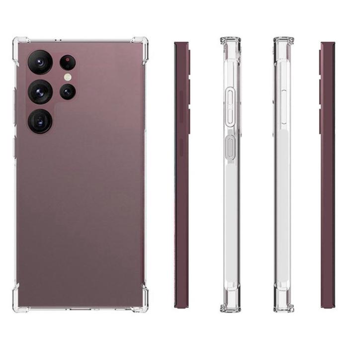 A-One Brand - Galaxy S23 Ultra Skal Anti-Shock Soft TPU - Clear
