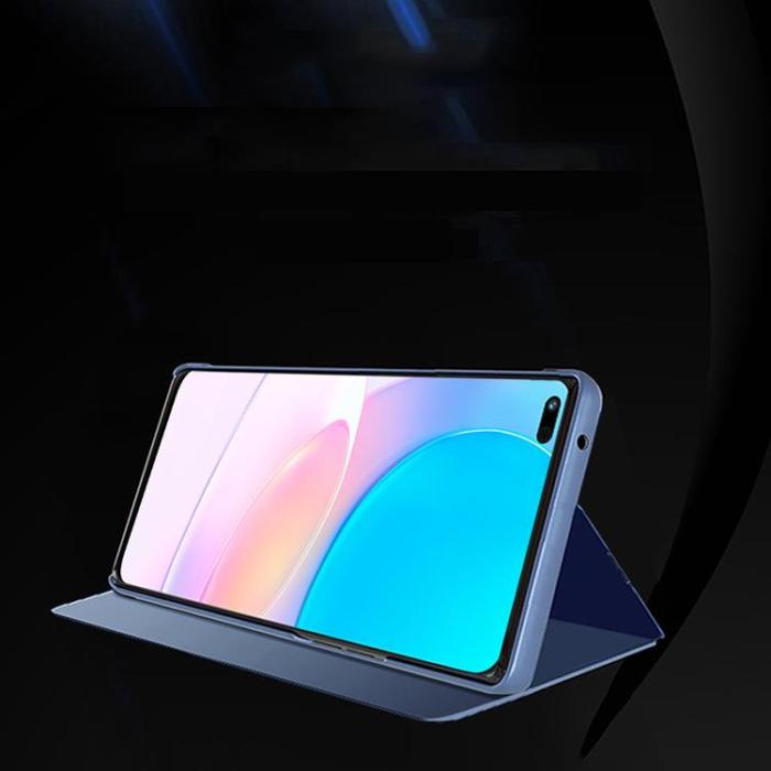 OEM - Huawei Nova 8i Fodral Clear View Flip - Svart
