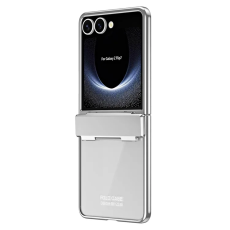A-One Brand - Galaxy Z Flip7 Mobilskal Electroplating med skärmskydd - Silver