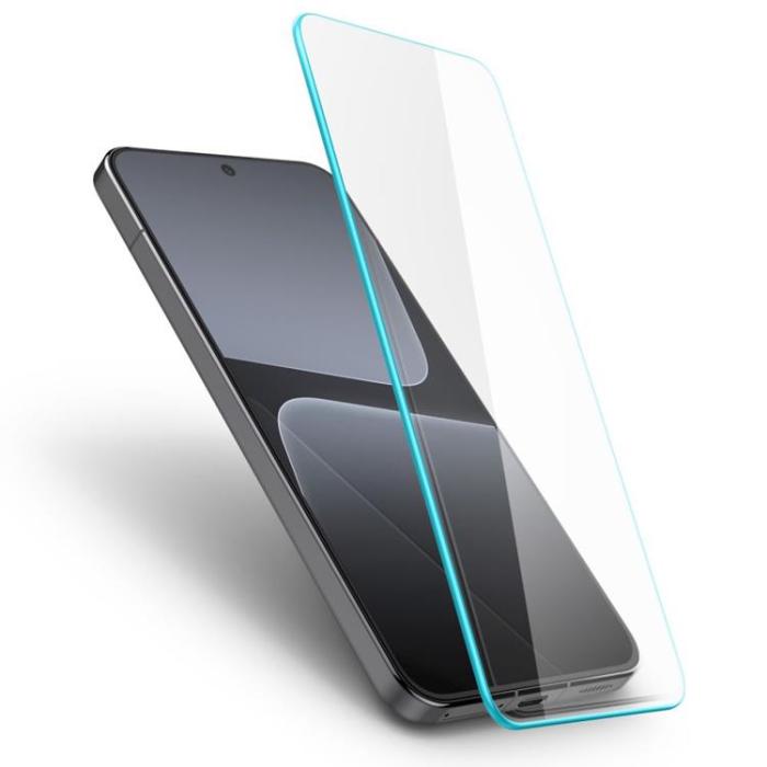 UTGATT - [2-Pack] Spigen Xiaomi 13/14 Härdat Glas Skärmskydd