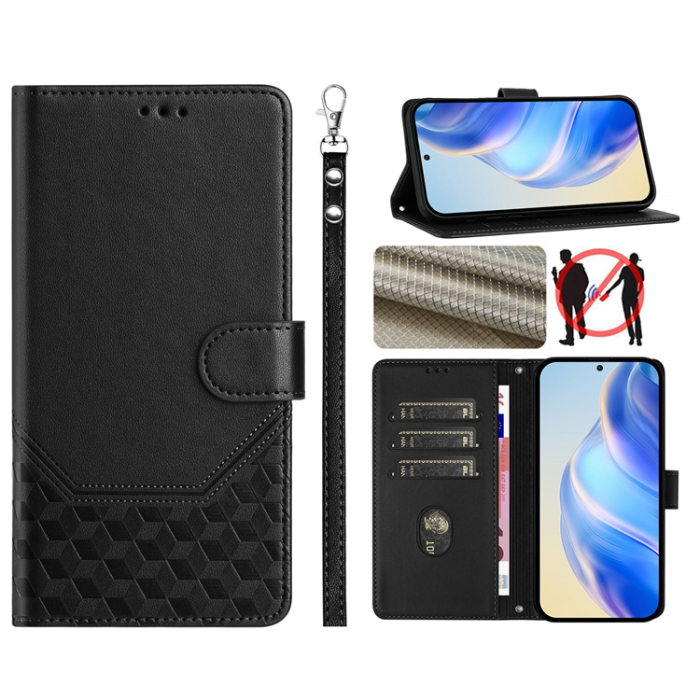 A-One Brand - Nothing Phone (3a) Plånboksfodral Imprinted Honeycomb RFID