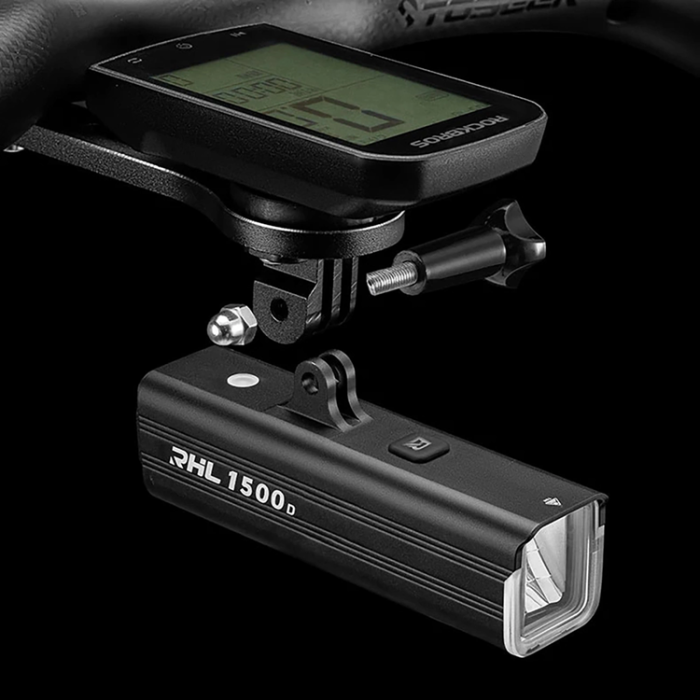 Rockbros - Rockbros Främre Cykelljus 5000mAh 1500lm IPX6 - Svart