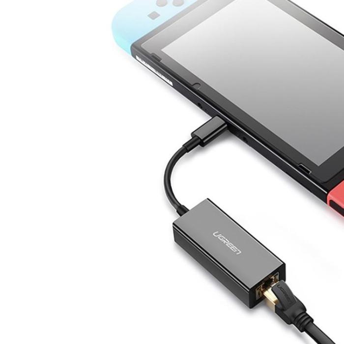Ugreen - Ugreen USB-C 1000 Mbps Gigabit Ethernet Extern Nätverksadapter - Grå