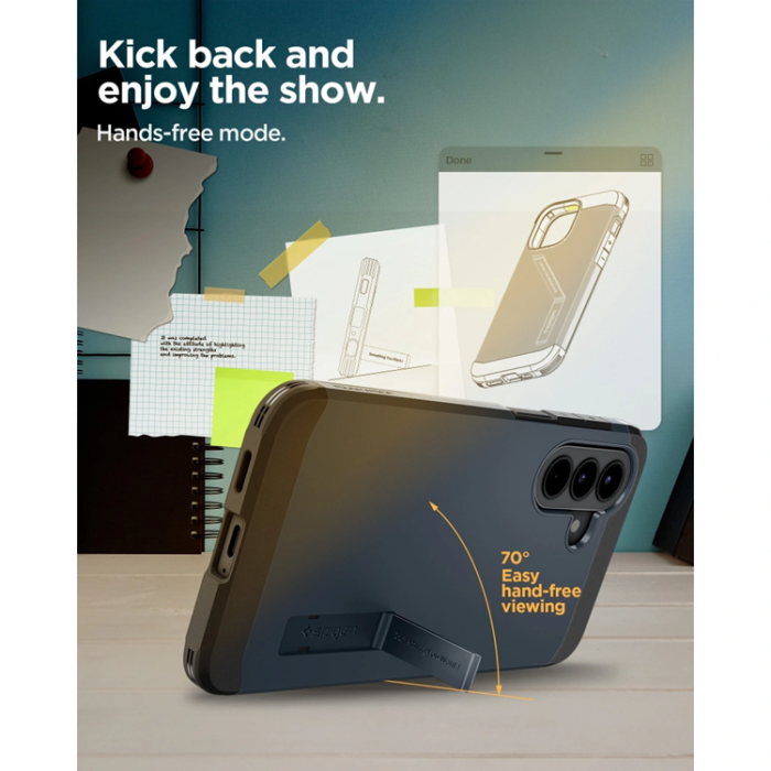 Spigen - Spigen Mobilskal För Galaxy A57 5G Tough Armor - Metal Slate