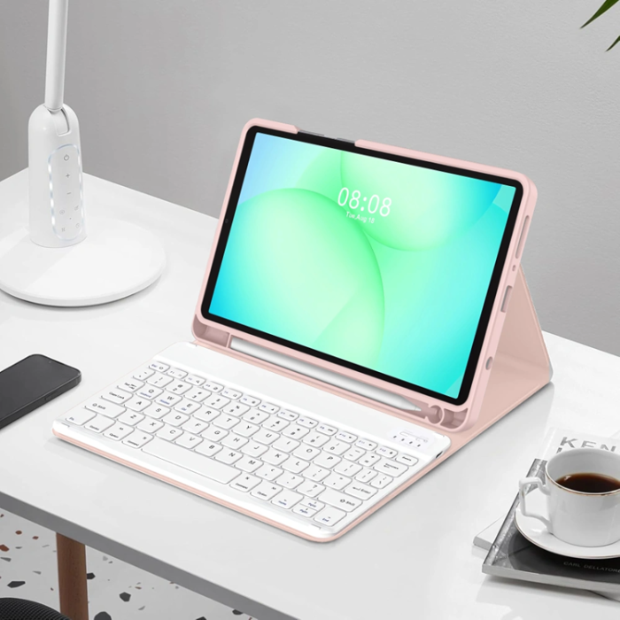 Tech-Protect - Tech-Protect Galaxy Tab A9 Fodral med Tangentbord - Rosa