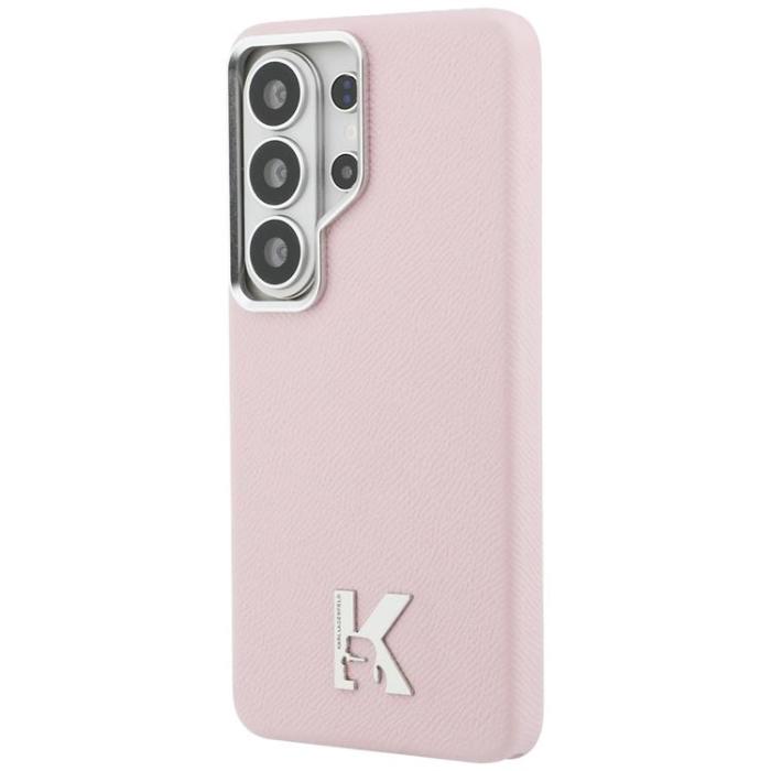 KARL LAGERFELD - Karl Lagerfeld Mobilskal För Galaxy S26 Ultra MagSafe K Metal Logo - Rosa