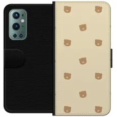 iSecrets - Pl&aring;nboksfodral till OnePlus 9 Pro med Bj&ouml;rnm&ouml;nster