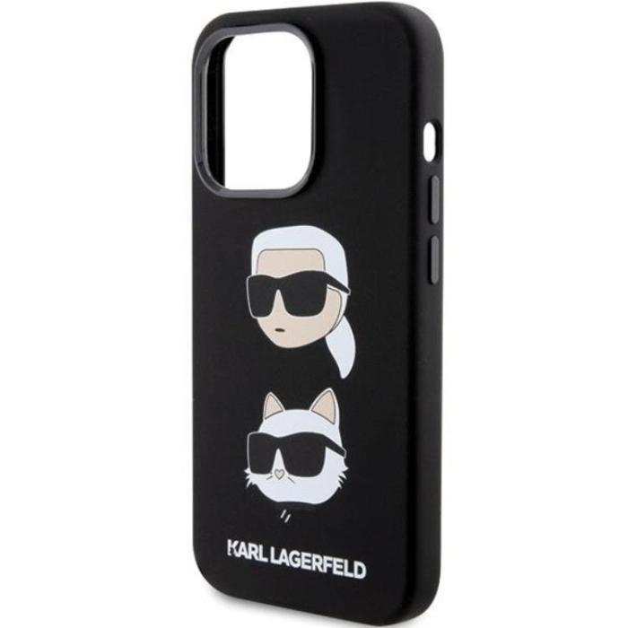 KARL LAGERFELD - KARL LAGERFELD iPhone 15 Pro Max Mobilskal Karl&Choupette Head