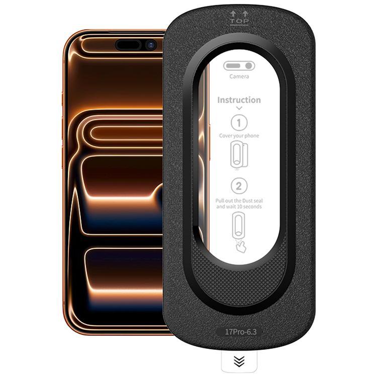 Härdat glas Skärmskydd För Apple iPhone 17 Pro med Installationsverktyg | 5468 | AlltMobil