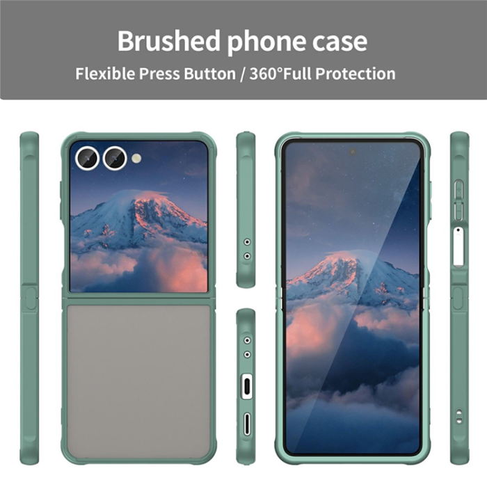 A-One Brand - Galaxy Z Flip 7 Mobilskal Drop Proof Frosted Translucent