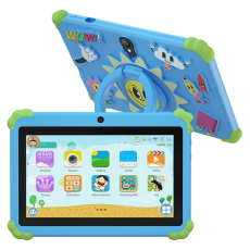 A-One Brand - Surfplatta F&ouml;r Barn Q88 1+16G Android 10 med Kickstand Skal - Bl&aring;