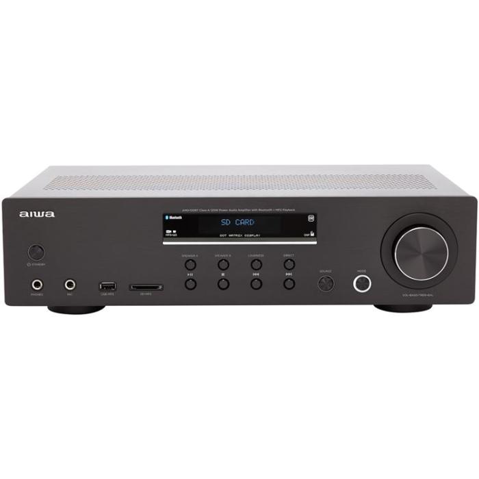 AIWA - Aiwa Förstärkare med Bluetooth 2 x 60 Watt RMS - Svart