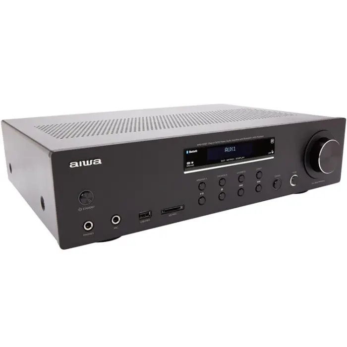 AIWA - Aiwa Förstärkare med Bluetooth 2 x 60 Watt RMS - Svart