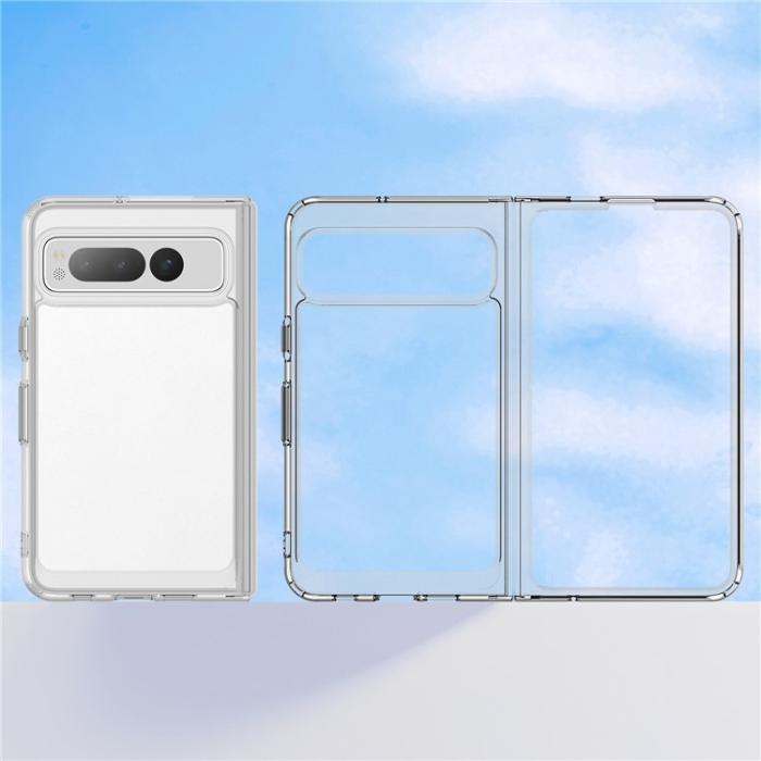 OEM - Google Pixel Fold Mobilskal Anti-Scratch TPU + Acrylic - Transparent