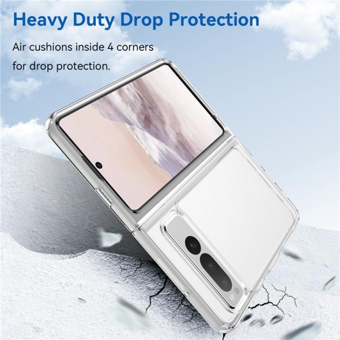 OEM - Google Pixel Fold Mobilskal Anti-Scratch TPU + Acrylic - Transparent