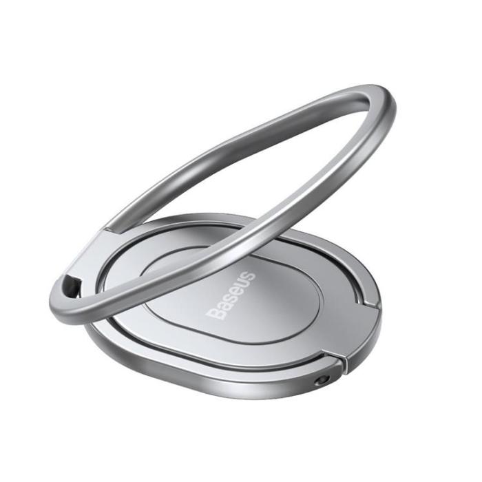UTGATT1 - Baseus Rails Self-Adhesive Ringhållare Telefonställ - Silver
