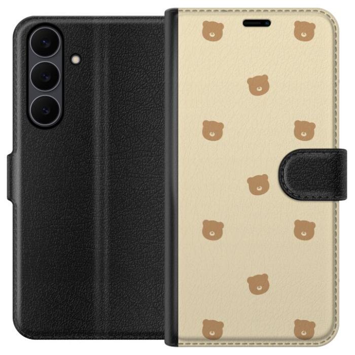 iSecrets - Plånboksfodral till Samsung Galaxy S25 FE med Björnmönster