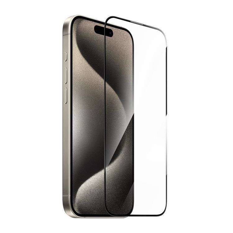 WIWU iPhone 16 Plus Härdat Glas Skärmskydd Crystal - Svart | 5468 | AlltMobil