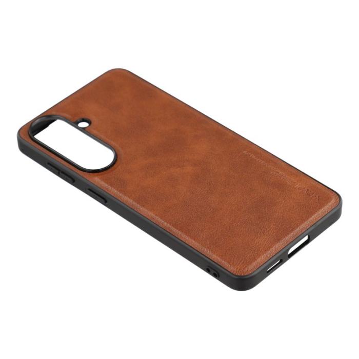 X-Level - X-Level Mobilskal för Samsung Galaxy S26 Konstläder PC + TPU - Brun