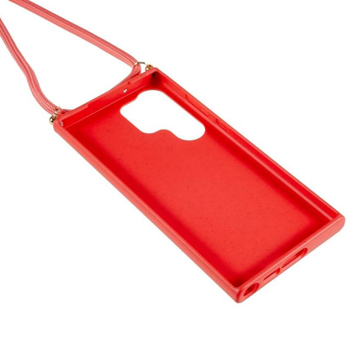 OEM - Mobilskal för Samsung Galaxy S26 Ultra Biologiskt nedbrytbar TPU - Röd