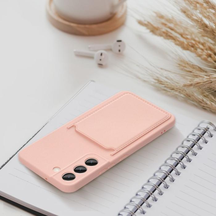 OEM - Skal med Kortfack för Samsung A34 5G rosa
