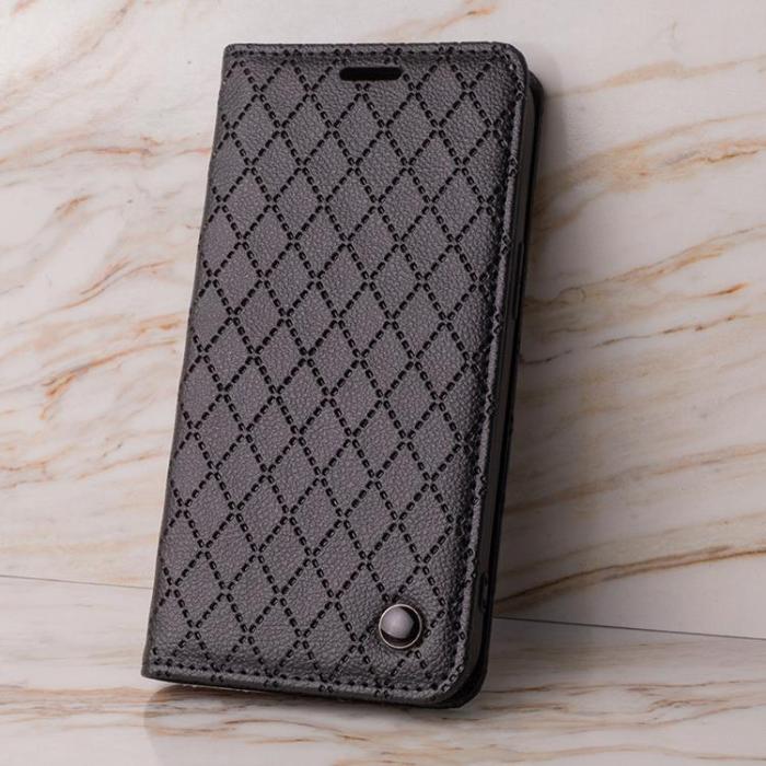 OEM - iPhone 16 Pro Plånboksfodral Smart Caro - Svart