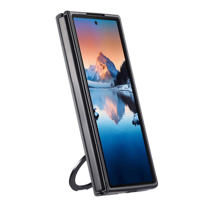 SUTENI - SUTENI Galaxy Z Fold 7 Mobilskal MagSafe Carbon Fiber - Svart