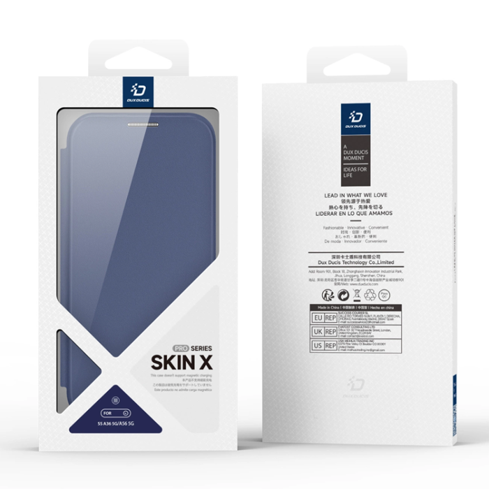 Dux Ducis - Dux Ducis Galaxy A36 5G/A56 5G Plånboksfodral Skin X Pro - Blå