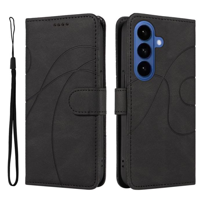OEM - Samsung Galaxy S26 / S26 Pro Plånboksfodral Ställ Konstläder - Svart