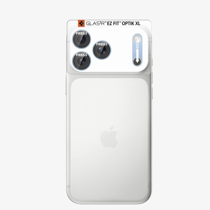 Spigen - Spigen Härdat Glas Kameraskydd för iPhone 18 Pro EZ Fit - Ljusblå