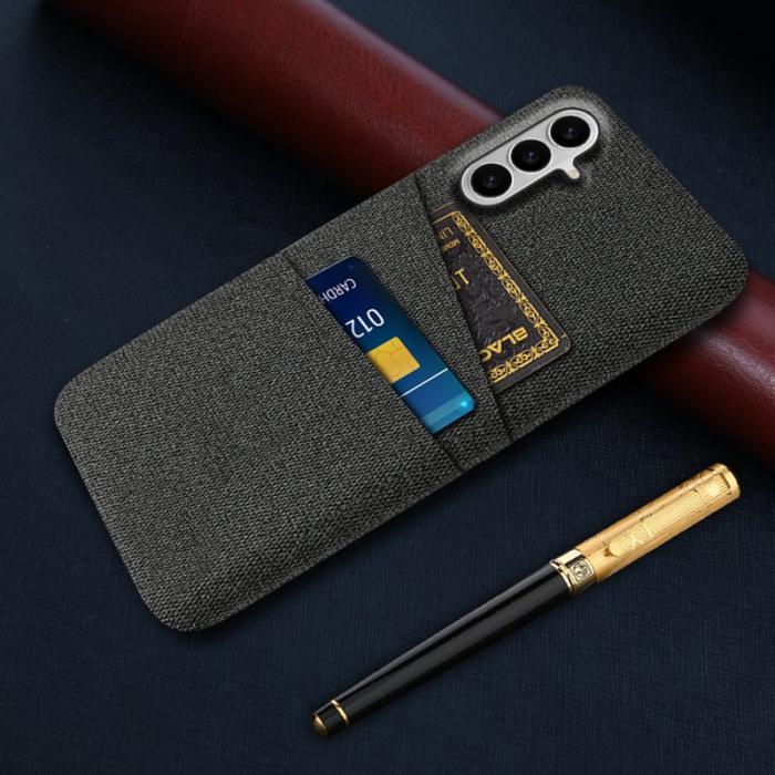 OEM - Mobilskal till Samsung Galaxy S26 / S26 Pro Tyg + Hård PC - Svart