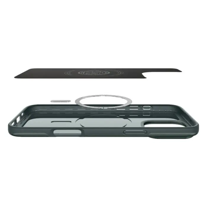 Spigen - Spigen iPhone 16 Pro Mobilskal MagSafe Thin Fit - Abyss Grön