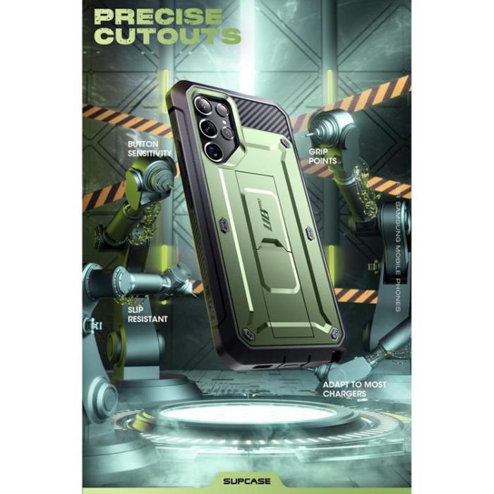 UTGATT - SupCase Galaxy S22 Ultra Skal Unicorn Beetle Pro - Guldan