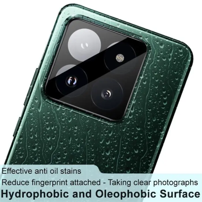 OEM - [1-PACK] Xiaomi 14 Pro Kameralinsskydd i Härdat glas - Svart