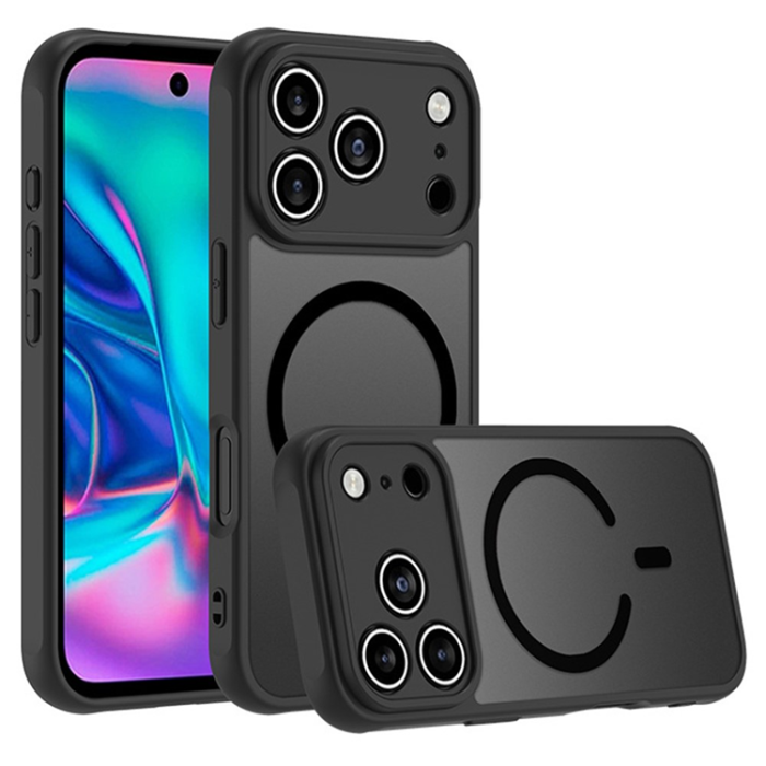 A-One Brand - iPhone 17 Pro Max Mobilskal MagSafe Matte Skin-Touch - Svart