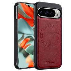 LC.imeeke - LC.IMEEKE Google Pixel 10 Pro Fodral KonstL&auml;der - R&ouml;d