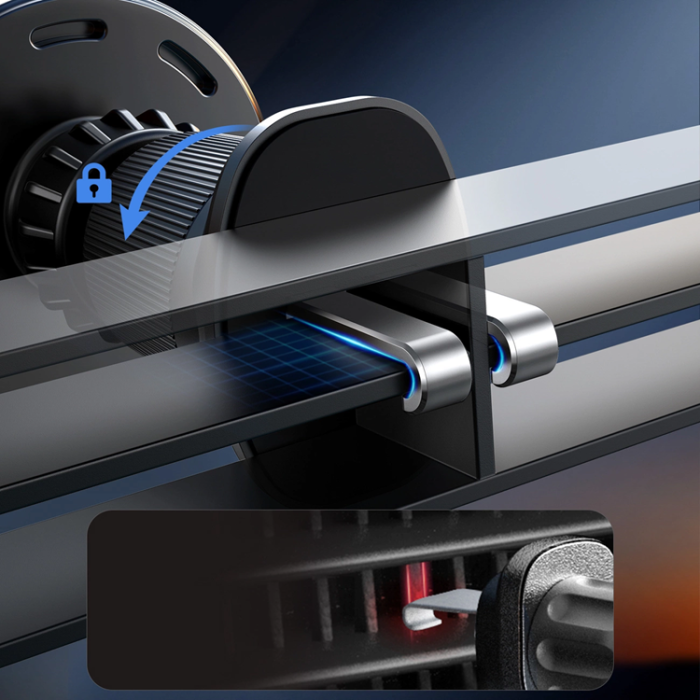 Joyroom - Joyroom Magsafe Bilhållare Instrumentbräda Trådlös Laddare