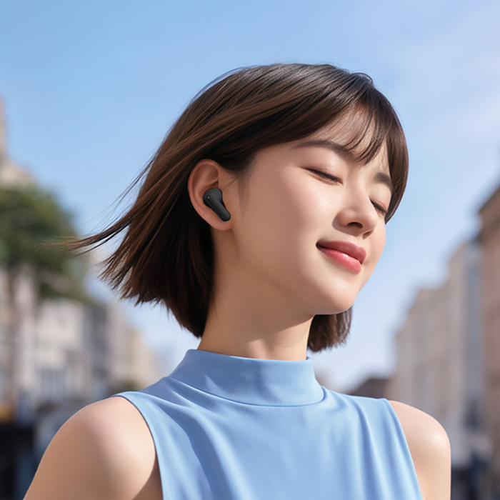 QCY - QCY Trådlös Hörlurar In-Ear MeloBuds N30 - Svart